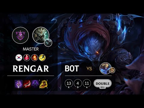 Rengar Bot vs Ezreal - KR Master Patch 10.19