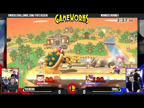 Iceberg (Villager) Vs. Troll (Bowser) - WR1