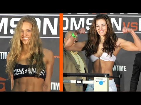 Hottest Face-off in entire MMA history | Ronda Rousey vs Miesha Tate