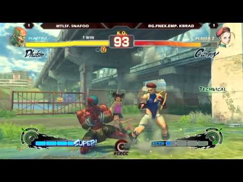 CECC Day 2 - SSF4AE2012 Losers Finals - MTLSF.Snafoo vs RG.FNEX.EMP.KBrad