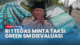 Presiden Prabowo Instruksikan Evaluasi Taksi Green SM Buntut Kecelakaan Maut KA di Bekasi