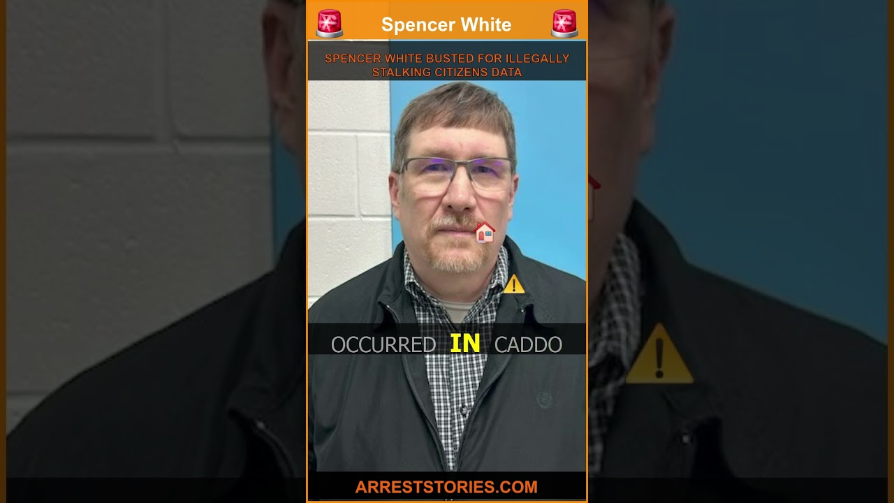SPENCER WHITE BUSTED FOR ILLEGALLY STALKING CITIZENS DATA