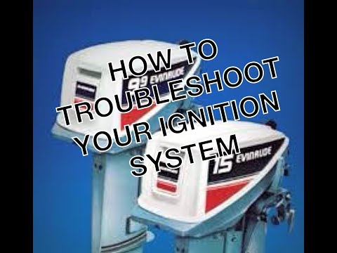 9.9 - 15 hp Evinrude /Johnson ignition system Troubleshoot stater + trigger + coils testing-No spark