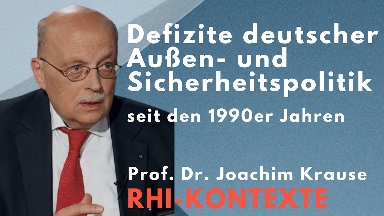 RHI-Kontexte mit Joachim Krause