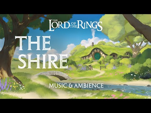 A Peaceful Day In The Shire | Lord of the Rings Ambience | Relaxing Fantasy Music & Nature Sounds