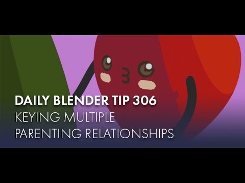 Daily Blender Tip 306 - Switch Constraints from one object to another (Blender 2.8)