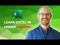 Learn Excel In Under 3 Hours Pivot Tables Lookups Data Cleaning