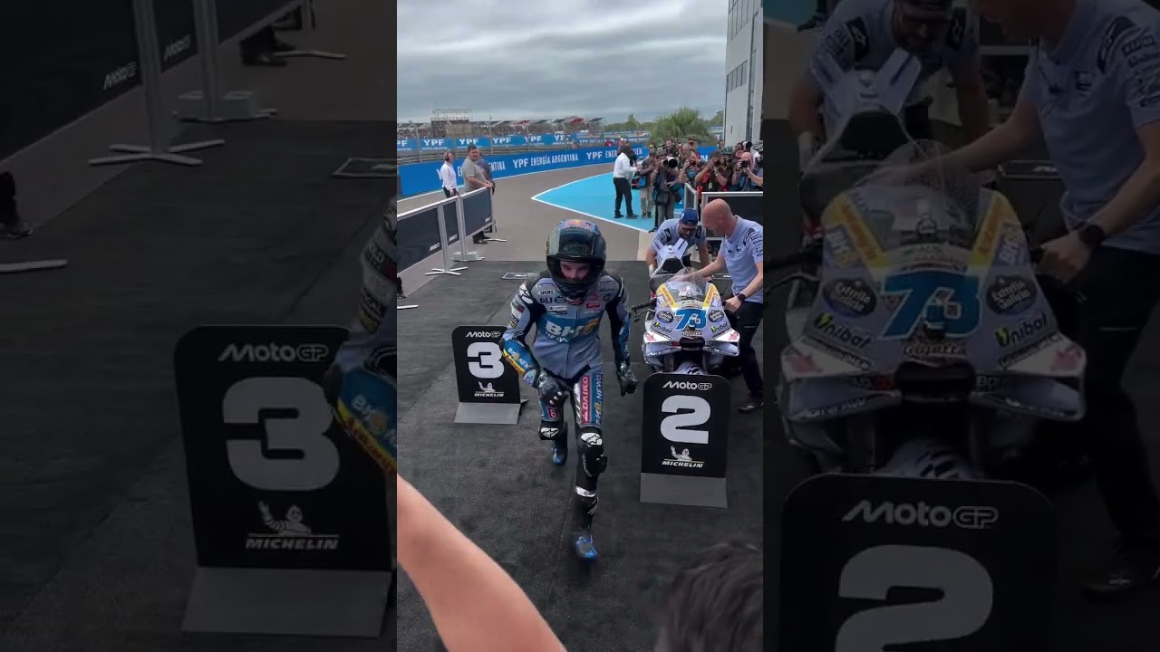 GRESINI RACING TEAM RAYAKAN KEMENANGAN ALEX MARQUEZ DI PODIUM 2 GP ARGENTINA‼️ #ducati #alexmarquez