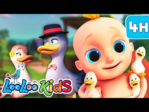 Gossey Gander's Adventure - S2EP94 - 4 Hour Kids Songs - LooLoo Kids Songs for Kids