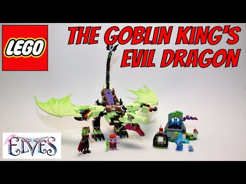LEGO Elves Goblin King's Evil Dragon Unboxing, Speed Build & Review with Megan!