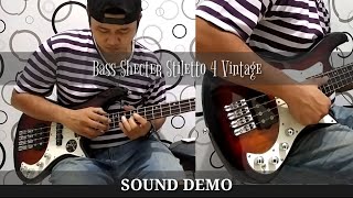 Video thumbnail for Shecter Stiletto Vintage - 4string Demo sound sebelum dikirim by Alendra yogi