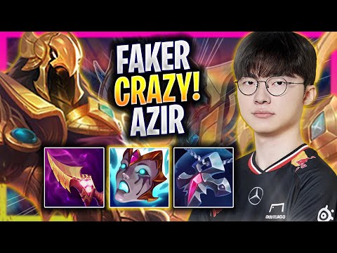FAKER CRAZY GAME WITH AZIR! - T1 Faker Plays Azir MID vs Kassadin! | Season 2025