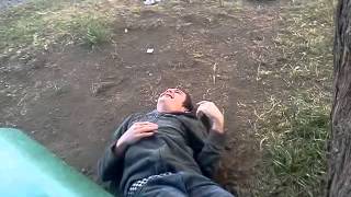 Colby lopez in double trash jump video