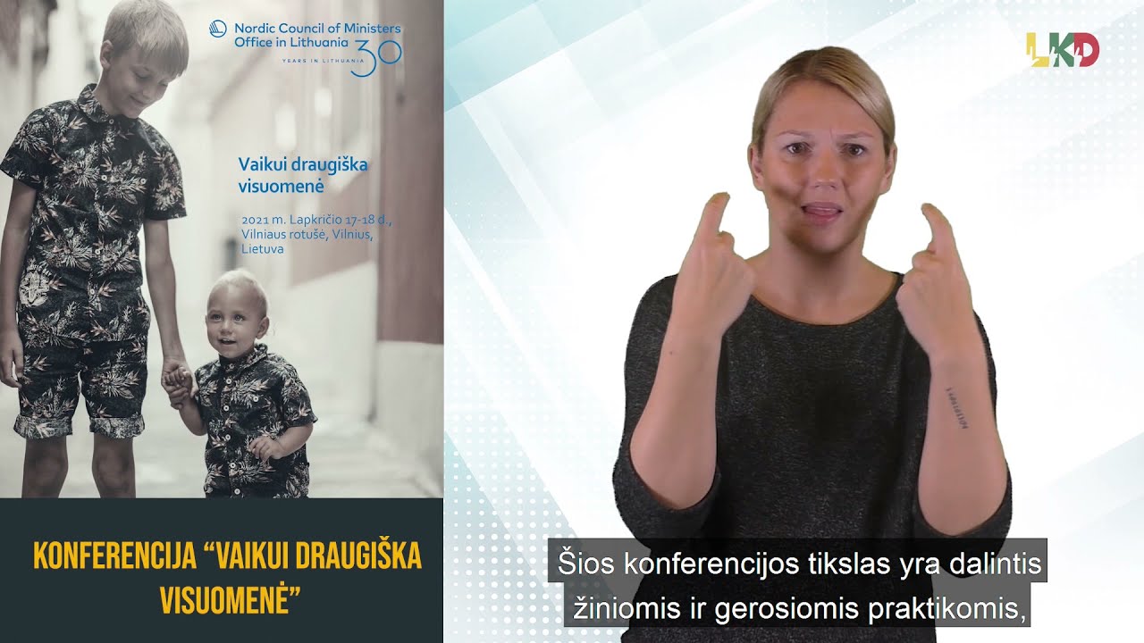 Kvietimas į konferenciją „Vaikui draugiška visuomenė“