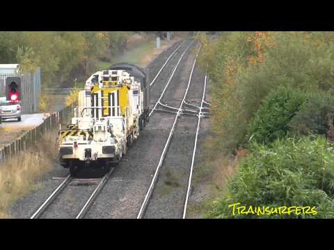 WCRC Class 47 No. 47786 + DRK 81625 on 6Z50 Guide Bridge Sdgs - Rugeley P.S on 30.10.15 - HD