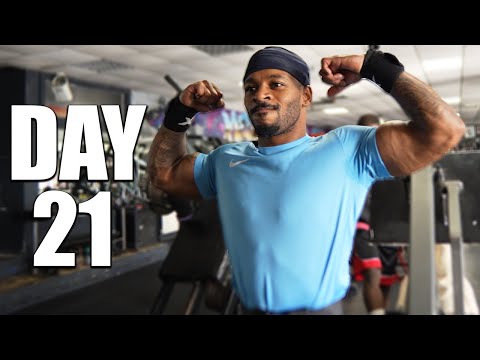 DAY 21 OF MY 90 DAY CHALLENGE (64KG TO 80KG) CHEST DAY