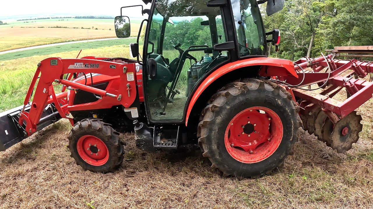 Kioti NS6010 road trip & food plot work on Southern Illinois client property.