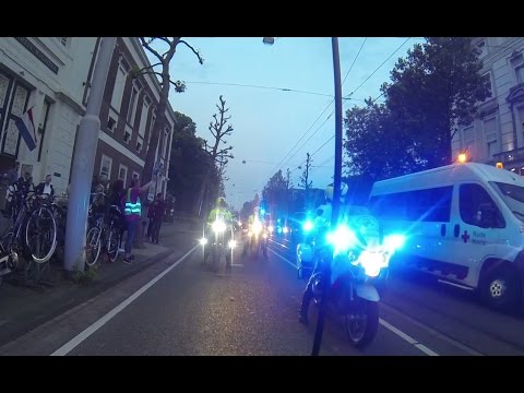 Politiemotor ritje van Lelystad naar Amsterdam, Politie Vlogger Jan-Willem.