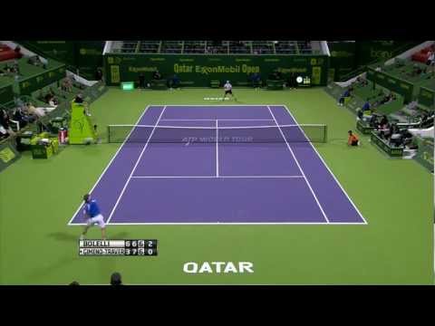 Simone Bolelli vs Daniel Gimeno-Traver Qatar ATP Tennis Open [Round 1 31/12/12]