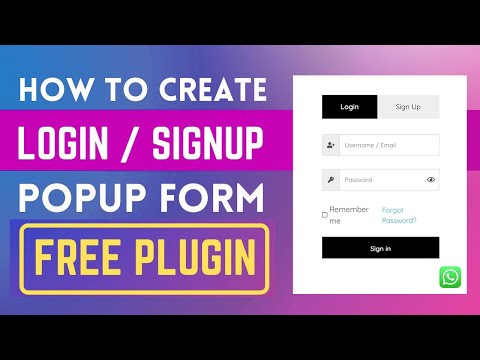 Login Signup Popup Form in WordPress and WooCommerce Website