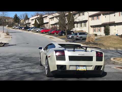 Gallardo loc 5 exhaust & Larini high flow cats, short rev