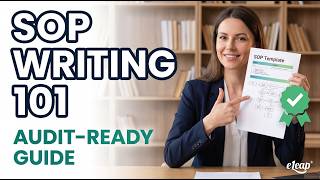 SOP Writing 101: How to Write Standard Operating Procedures That Pass Audits