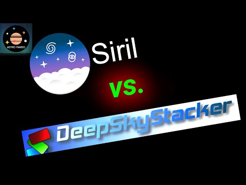 Free stacking programs compared: Siril vs. Deep Sky Stacker