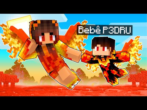 Jogando com MINHA MÃE FÊNIX no Minecraft
