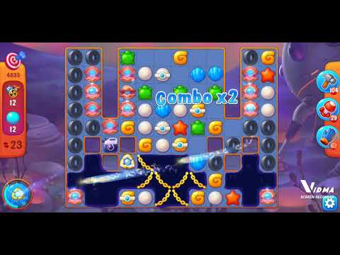 Fishdom. 4833 one shot 🎯 level no boosters and diamonds