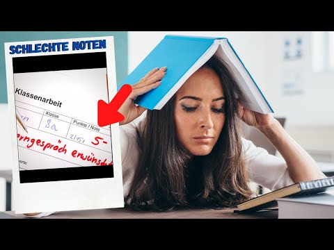 Schlechte Noten (trotz lernen) - Ändere diese 7 Dinge!