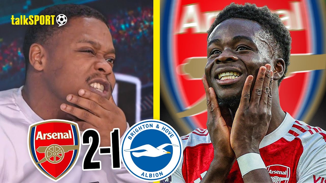 "YOU COULD HEAR A PIN DROP!" Deluded Gooner NERVOUS as Arsenal SCRAPE a 2-1 Victory vs Brighton!