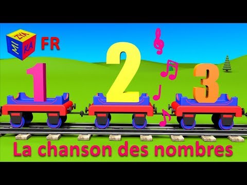 La chanson des chiffres. Comptez de 1 à 10 avec ce dessin animé comptine en français pour petits
