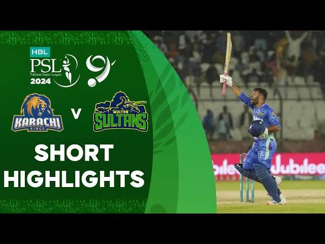 Short Highlights | Karachi Kings vs Multan Sultans | Match 19 | HBL PSL 9 | M1Z1U