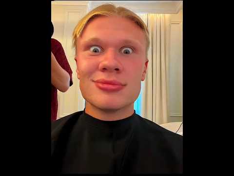 😂✂️Haaland Finally Had Enough of the Memes!👀💀 #soccer #football #halland #هالاند #halland_hair