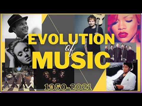 EVOLUTION OF MUSIC | 1950-2021 Top hits