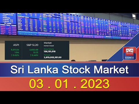 Sri Lanka Stock Market 03.01.2023