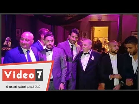 حسام غالى ومحمد شوقى وفتح الله وسويلم فى حفل زفاف نجل شوقى غريب