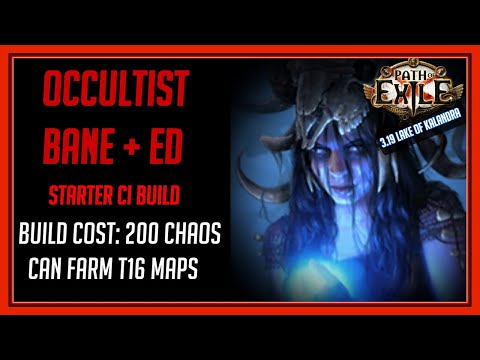 Works in 3.20 - Starter Build Guide - Occultist Bane - updated 3.21 PoB