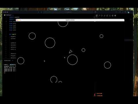 Asteroids Game Clone | Python & Pygame Tutorial