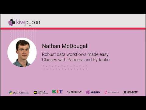 Robust Data Workflows Made Easy: Classes with Pandera and Pydantic by Nathan McDougall