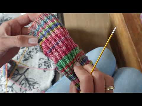 Projekt 106: Socken ohne Ferse / Bananensocken mit Eva Moser-Klein