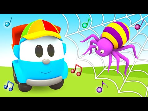A Dona Aranha! Cante com o Léo, o caminhão! Desenho animado com música infantil educativa