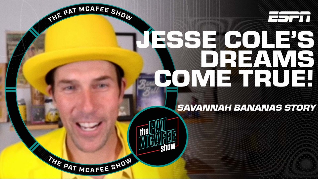 Jesse Cole on Savannah Bananas dream ⚾ ‘First our goal was to make baseball fun!’ | Pat McAfee Show