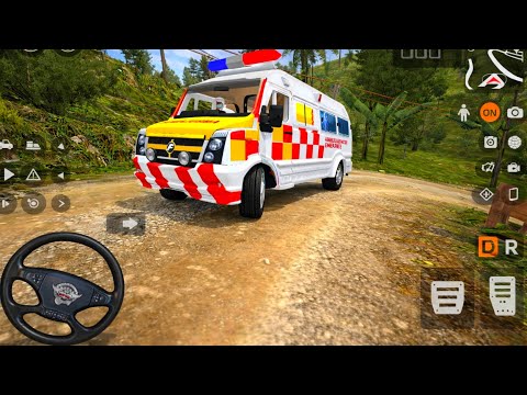 Heavy Ambulance Rescue Offroad Simulator Driving l 