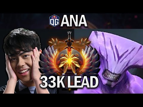 OG.ANA FACELESS VOID - 33K GOLD LEAD -  DOTA 2 7.27 GAMEPLAY
