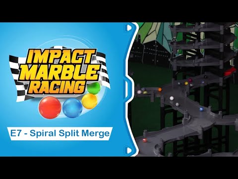 Spiral Split Merge! | Impact Marble Racing Tournament E7