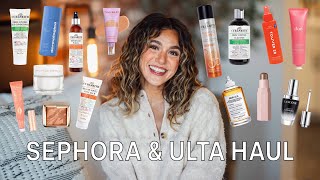 HUGE SEPHORA & ULTA BEAUTY HAUL! (Tower 28, Charlotte Tilbury, Fenty, Wavy Hair products) | 2023