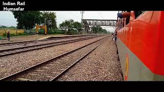 preview picture of video 'ShriGanga Nagar SF Express overtake keral express ||Indian Rail Humsafar||'