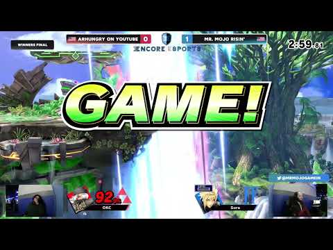 Super Smashed Out Melee #15 Arhungry Vs. Mr. Mojo Risin' Winners Finals | Sheik Vs. Cloud