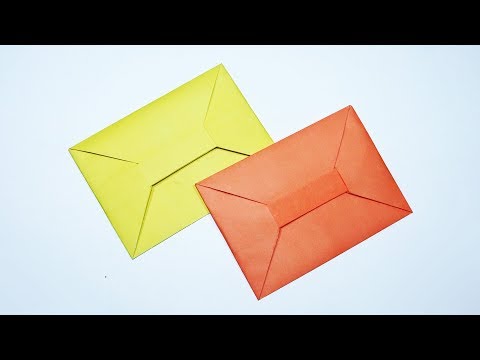 How to Make an Origami Envelope Without Glue - Easy Origami Envelope Tutorial